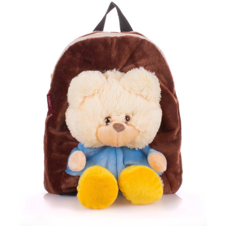 Рюкзак Poolparty kiddy-backpack-brown
