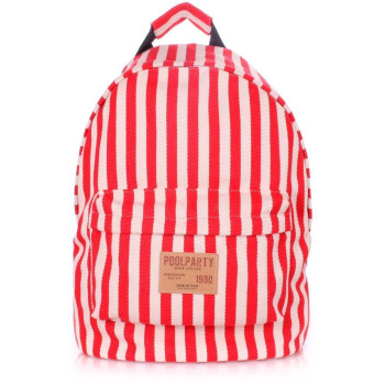 Рюкзак Poolparty backpack-navy-red