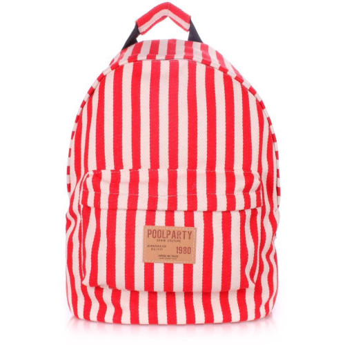 Рюкзак Poolparty backpack-navy-red Рюкзак Poolparty backpack-navy-red