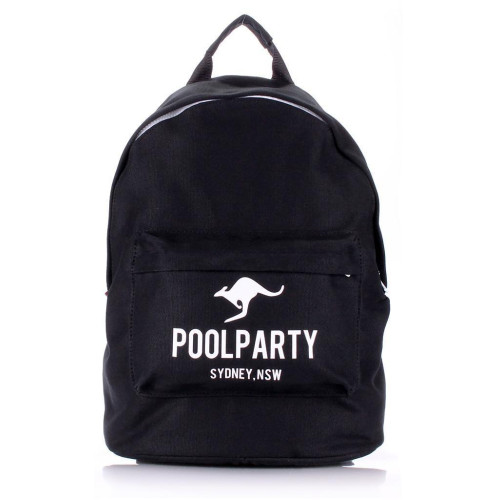 Рюкзак Poolparty backpack-kangaroo-black Рюкзак Poolparty backpack-kangaroo-black