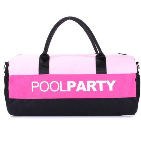 Сумка Poolparty gymbag-rose-pink-black