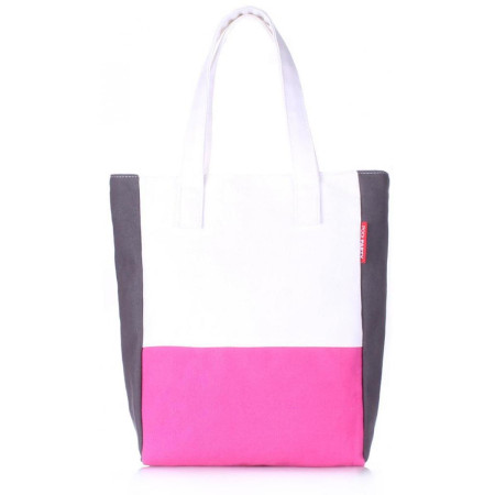 Сумка Poolparty triplex-white-pink-grey
