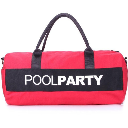 Сумка Poolparty gymbag-red-black