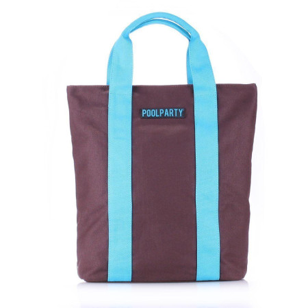Сумка Poolparty pool81-brown-blue