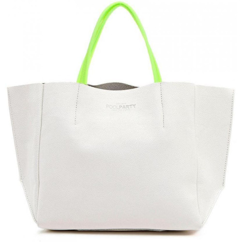 Сумка Poolparty limited-soho-white-green Сумка Poolparty limited-soho-white-green