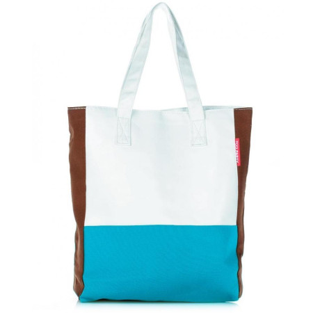 Сумка Poolparty triplex-white-blue-brown