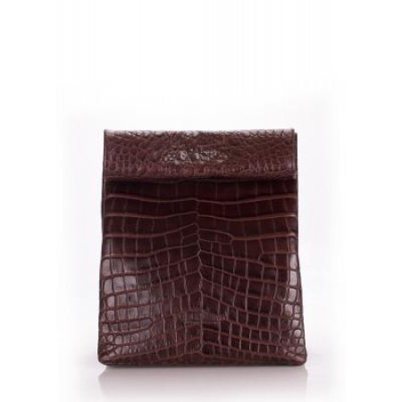 Сумка Poolparty aligator-lunchbox-brown