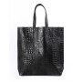 Сумка Poolparty leather-city-croco-black Сумка Poolparty leather-city-croco-black