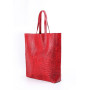 Сумка Poolparty leather-city-croco-red Сумка Poolparty leather-city-croco-red