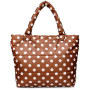 Сумка Poolparty pp4-cappuccino-dots Сумка Poolparty pp4-cappuccino-dots