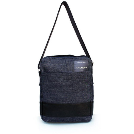 Сумка Poolparty pool94-black-blue-jeans