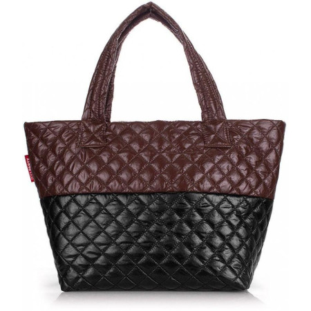 Сумка Poolparty broadway-quilted-brown-black