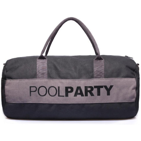 Сумка Poolparty gymbag-black-grey