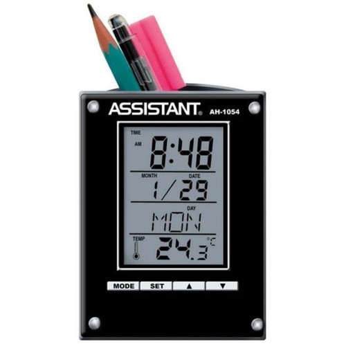 Настольные часы Assistant AH-1054 black