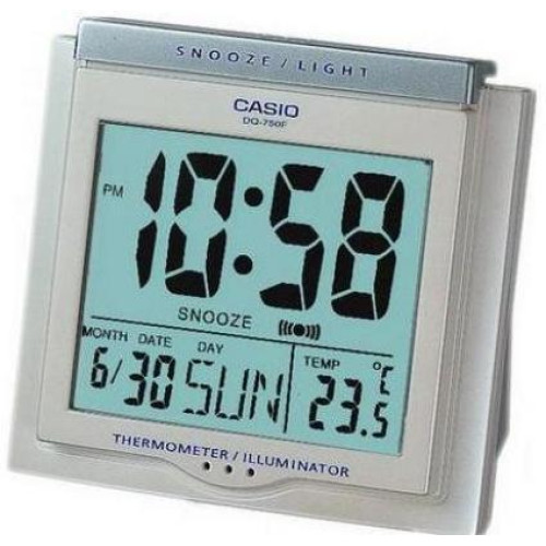 Настольные часы Casio DQ-750F-7DF Настольные часы Casio DQ-750F-7DF