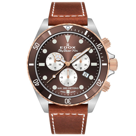 Часы Edox SkyDiver 70s Chronograph 10238 357RBRC BRIA