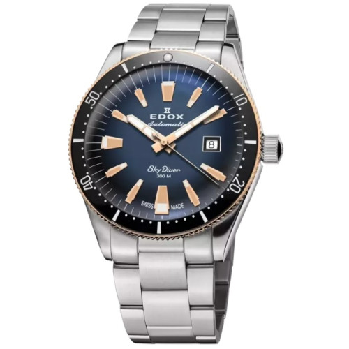 Часы Edox SkyDiver Date Automatic 80126 357RNM BUIDR