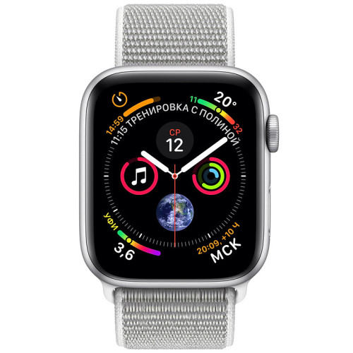 Смарт-часы Apple Watch Series 4 40mm Silver Aluminium Case with Seas...