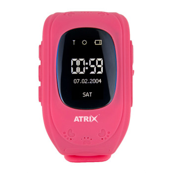 Смарт-часы ATRIX Smartwatch iQ300 GPS pink