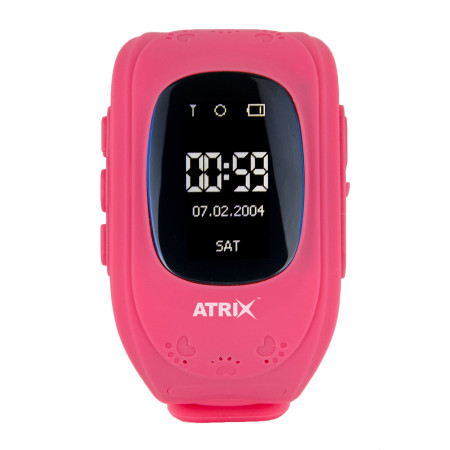 Смарт-часы ATRIX Smartwatch iQ300 GPS pink