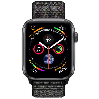 Смарт-часы Apple Watch Series 4 44mm Space Grey Aluminium Case with ...