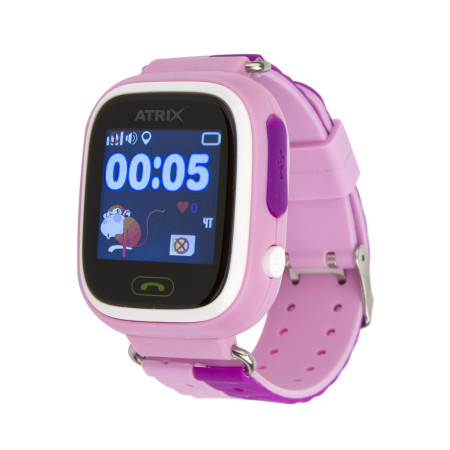 Смарт-часы детские ATRIX SW iQ400 Touch GPS Pink