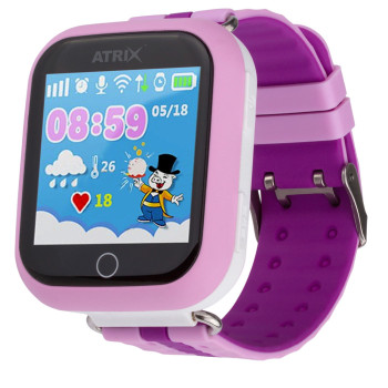Смарт-часы ATRIX Smartwatch iQ100 Touch Pink