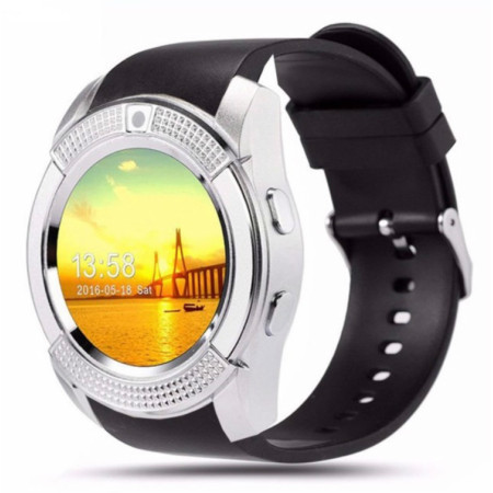 Смарт-часы UWatch SmartWatch SW V8 (Silver)