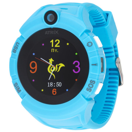 Смарт-часы ATRIX Smart Watch iQ700 GPS Blue