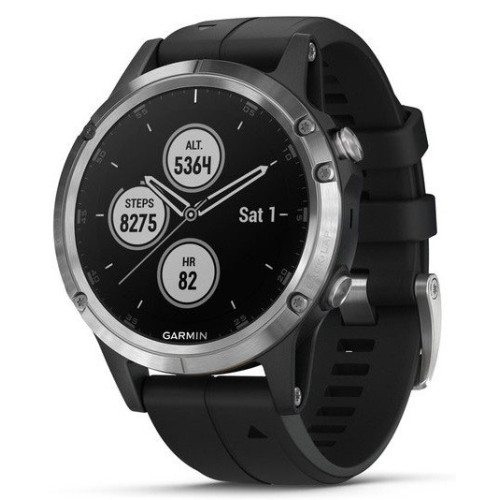 Смарт-часы Garmin fenix 5 Plus,Glass,Silver w/Black Band,GPS (010-01... Смарт-часы Garmin fenix 5 Plus,Glass,Silver w/Black Band,GPS (010-01...
