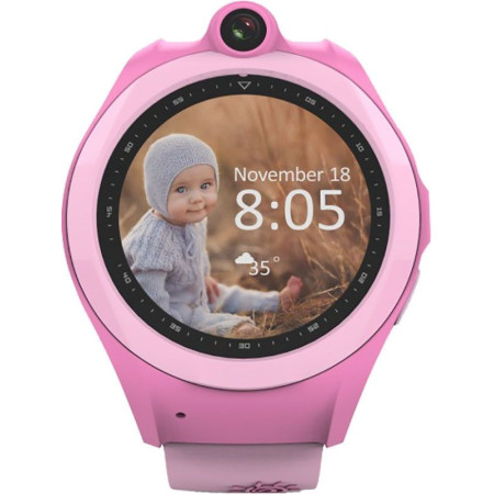 Смарт-часы UWatch Q610 Kid wifi gps smart watch Pink