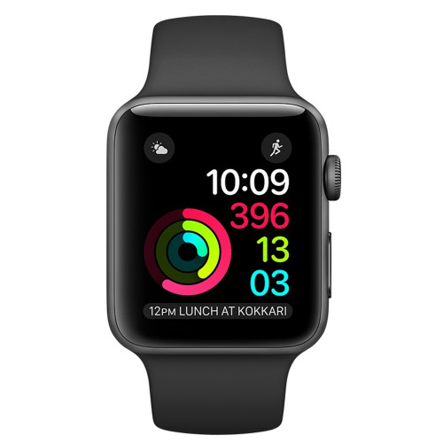 Смарт-часы Apple Watch Series 1 42 Space Grey Alum Case Bl.Sp.B.(MP0...