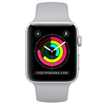Смарт-часы Apple Watch Series 3 38mm Silver Aluminum Case with Fog S...