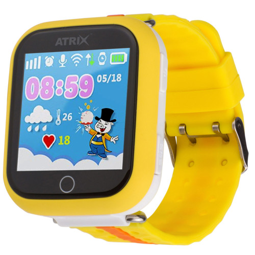 Смарт-часы - детские ATRIX Smart watch iQ100 Touch Orange