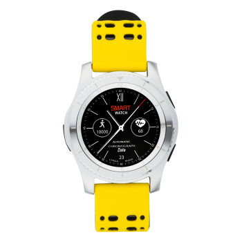 Смарт-часы ATRIX Smart watch X4 GPS PRO silver-yellow