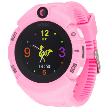 Смарт-часы ATRIX Smart Watch iQ700 GPS Pink