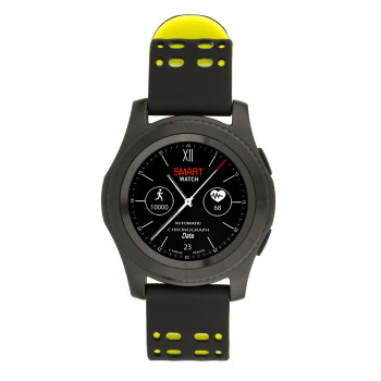 Смарт-часы ATRIX Smart watch X4 GPS PRO black-yellow