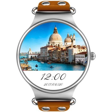 Смарт-часы King Wear KW98 Silver and Yellow