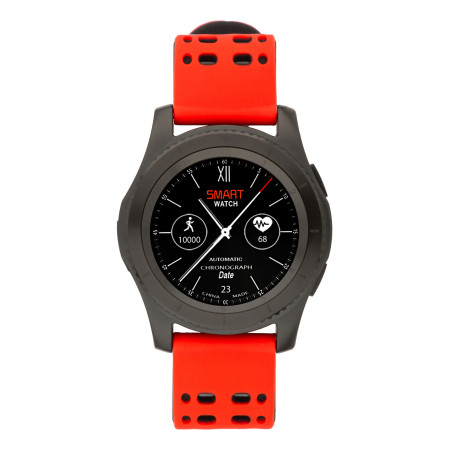 Смарт-часы ATRIX Smart watch X4 GPS PRO black-red