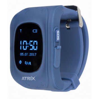 Смарт-часы ATRIX Smartwatch iQ300 GPS Dark Bl