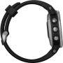 Смарт-часы Garmin fenix 5S Plus,Glass,Silver w/Black Band,GPS (010-0...