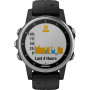 Смарт-часы Garmin fenix 5S Plus,Glass,Silver w/Black Band,GPS (010-0...