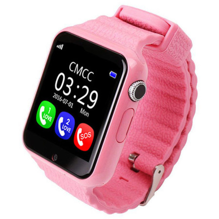Смарт-часы UWatch Smart GPS V7K Kid Pink