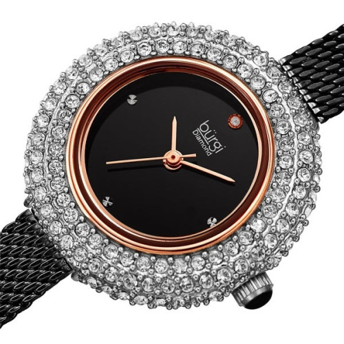 Часы Burgi Diamond and Swarovski Crystal MR228.09