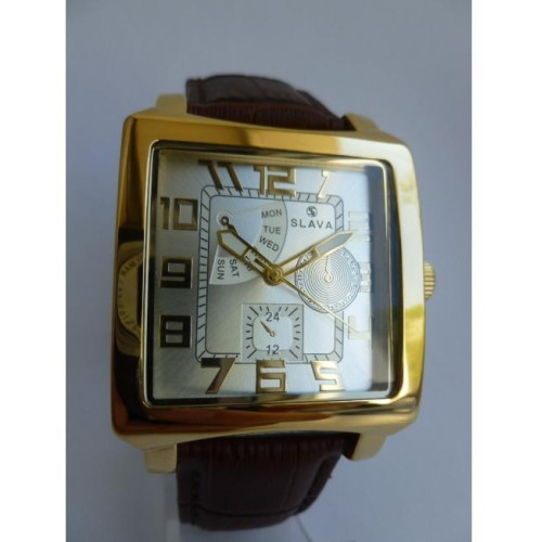Часы Slava SL10095GWGFBR Часы Slava SL10095GWGFBR