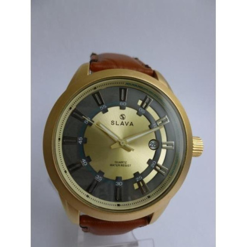 Часы Slava SL10124GGBGFBR Часы Slava SL10124GGBGFBR