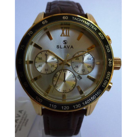 Часы Slava SL10066GBWS