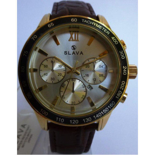 Часы Slava SL10066GBWS Часы Slava SL10066GBWS