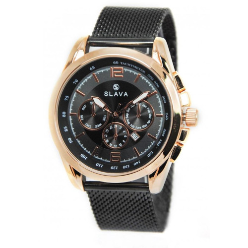 Часы Slava SL10186RBk Часы Slava SL10186RBk
