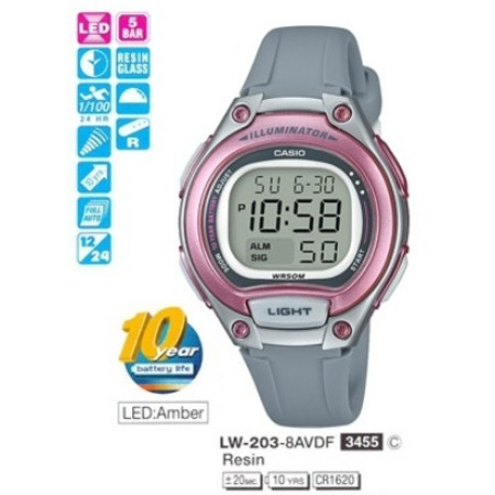 Часы Casio LW-203-8AVEF